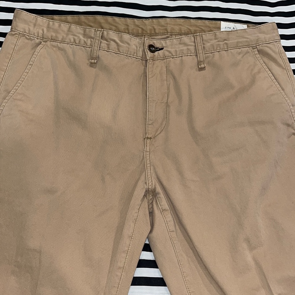 Men’s rag and bone size 38 hemmed to 30 length with reattached seam.
